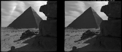 Egypt the pyramid kefren - the,